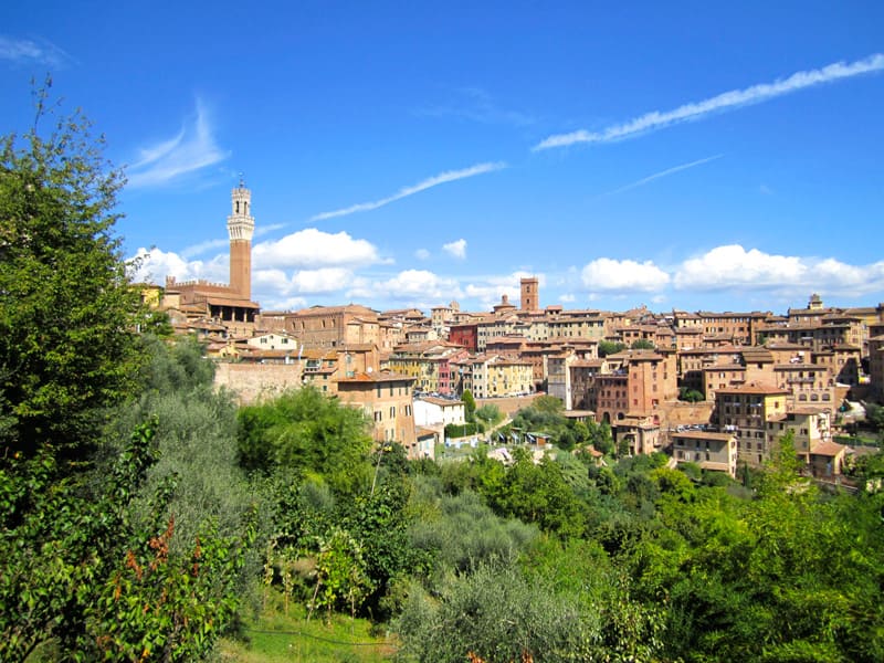 Siena aa a base to explore Tuscany