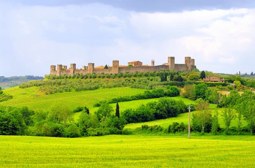 monteriggioni walled village near siena